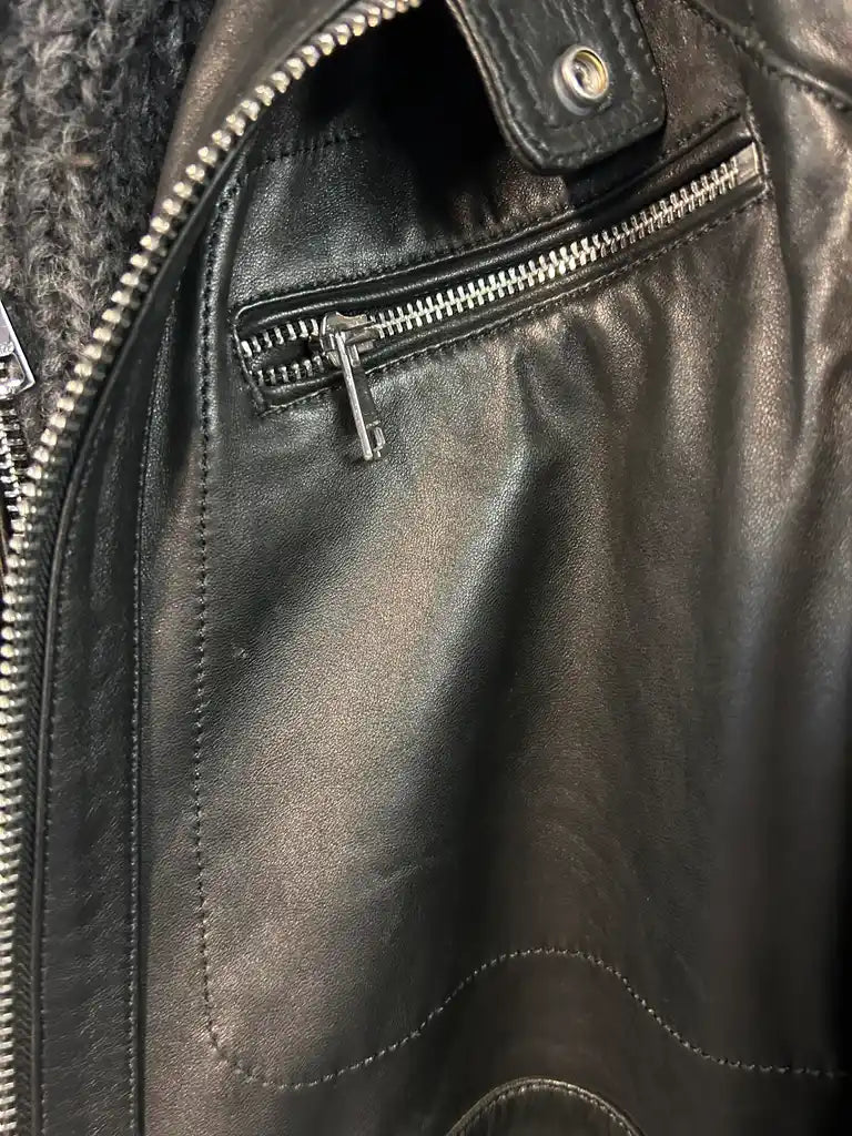 Cuir noir BYRON MOJITO