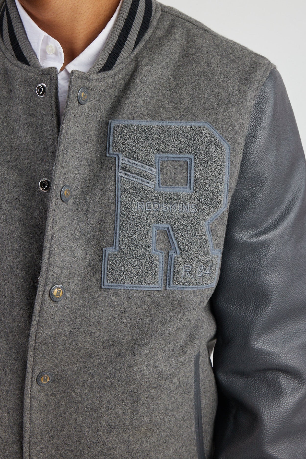 BLOUSON EN CUIR OXFORD HATCH