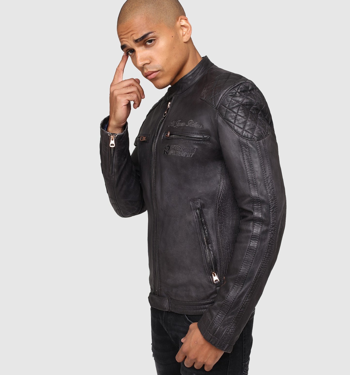 Blouson en cuir ROSSI ROCHO
