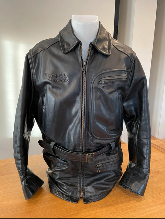 Veste cuir style motard