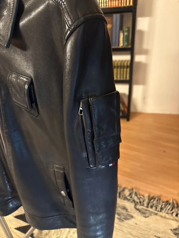 Cuir bleu marine JAEGGER ALPHA