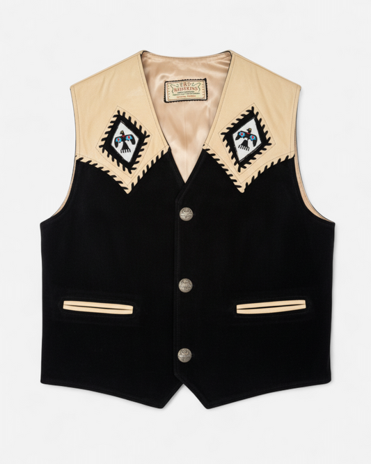 Gilet redskins motif indiens
