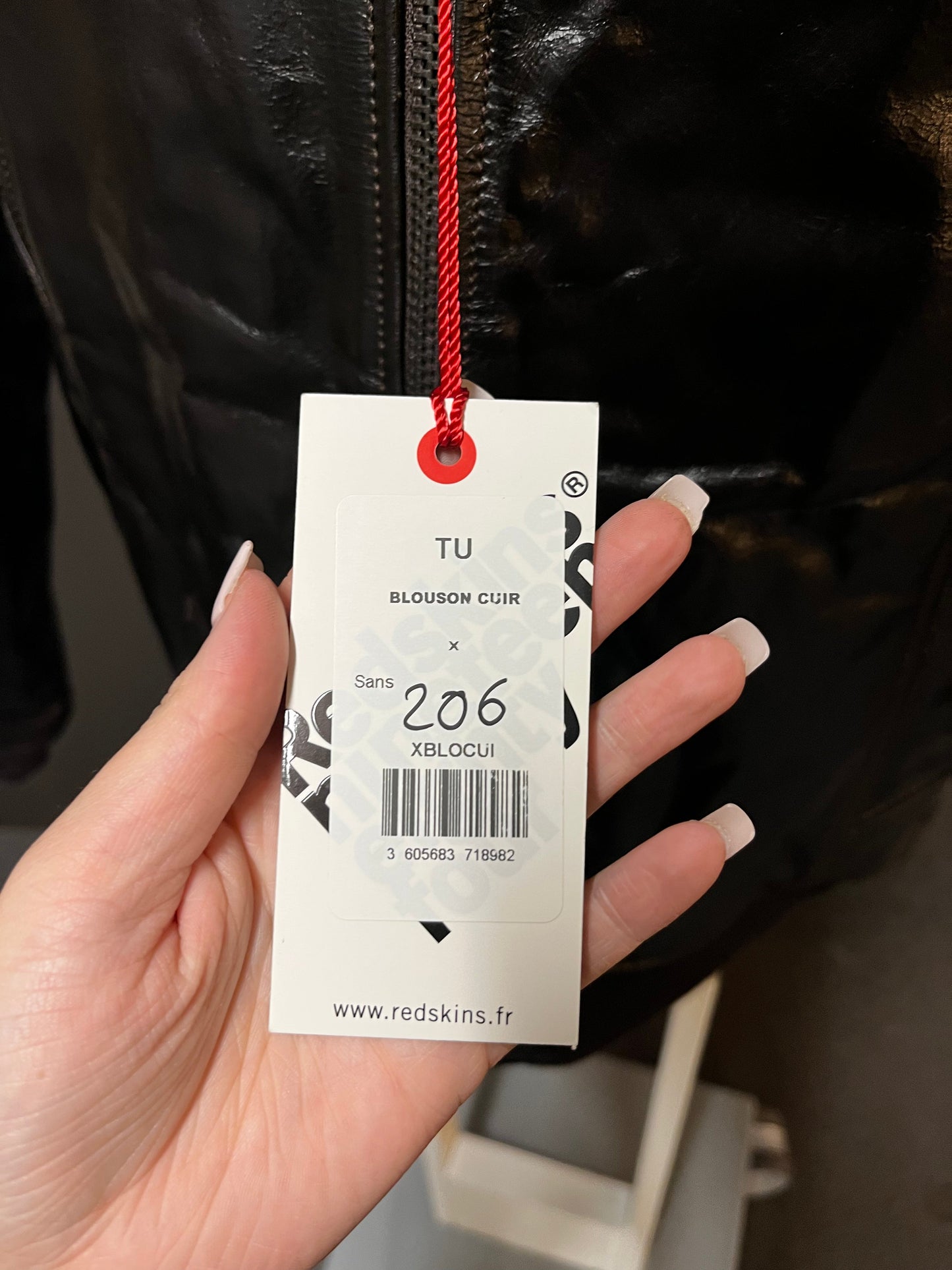 Blouson En Cuir marron RUBBETS STARDUST