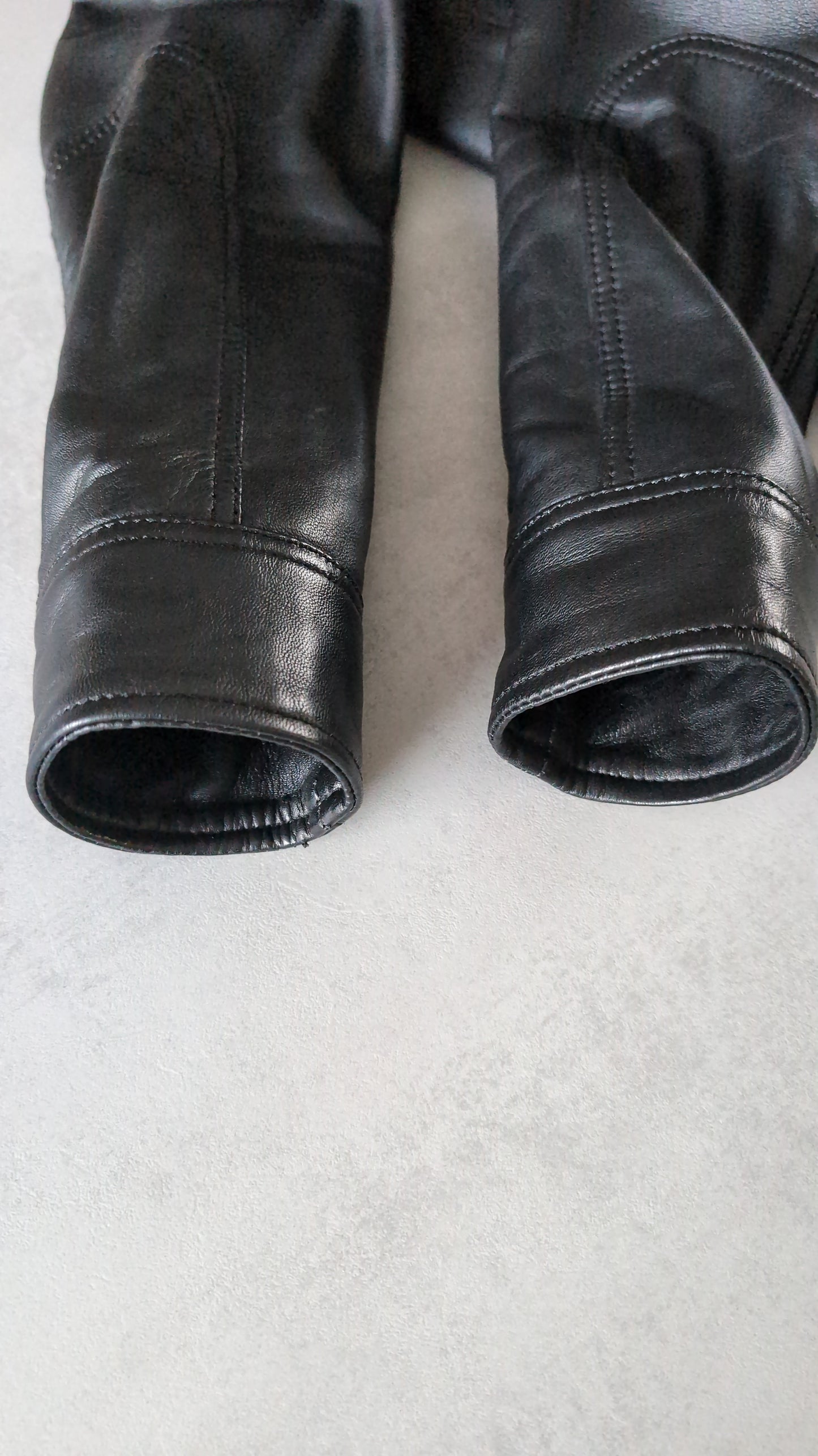 Veste en cuir noire BALBOA HOLSTER