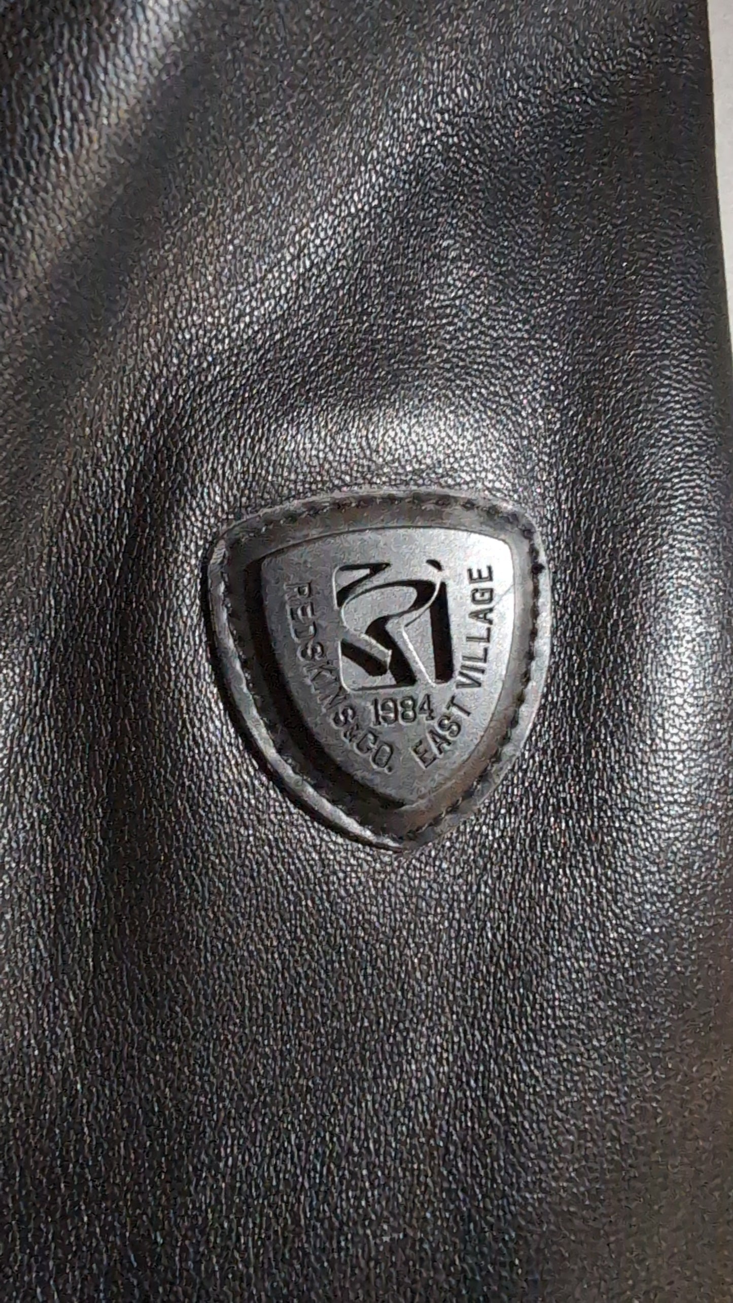 Veste en cuir noire BALBOA HOLSTER