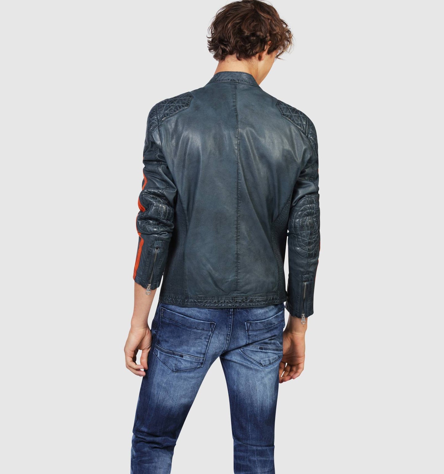 Blouson en cuir RIVAS ROCHO