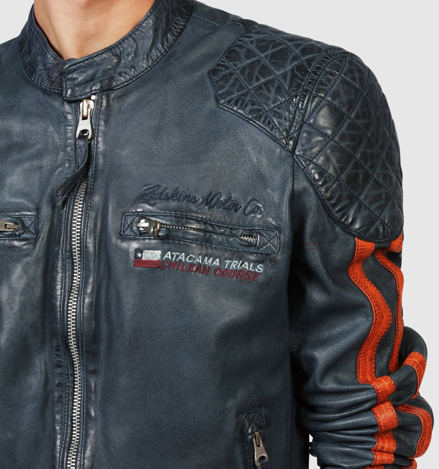 Blouson en cuir RIVAS ROCHO