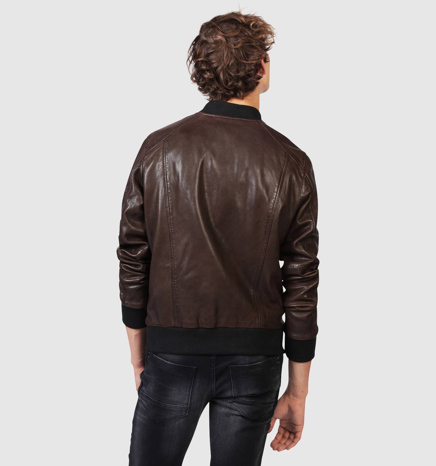 Blouson en cuir BOND BENTLEY