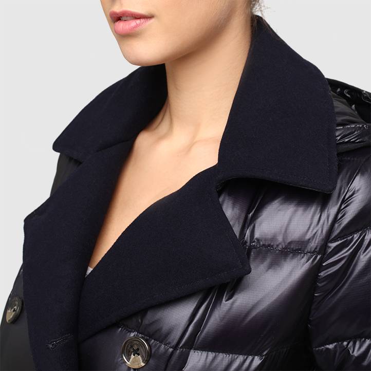 Manteau bi-matière INAYA FLESH