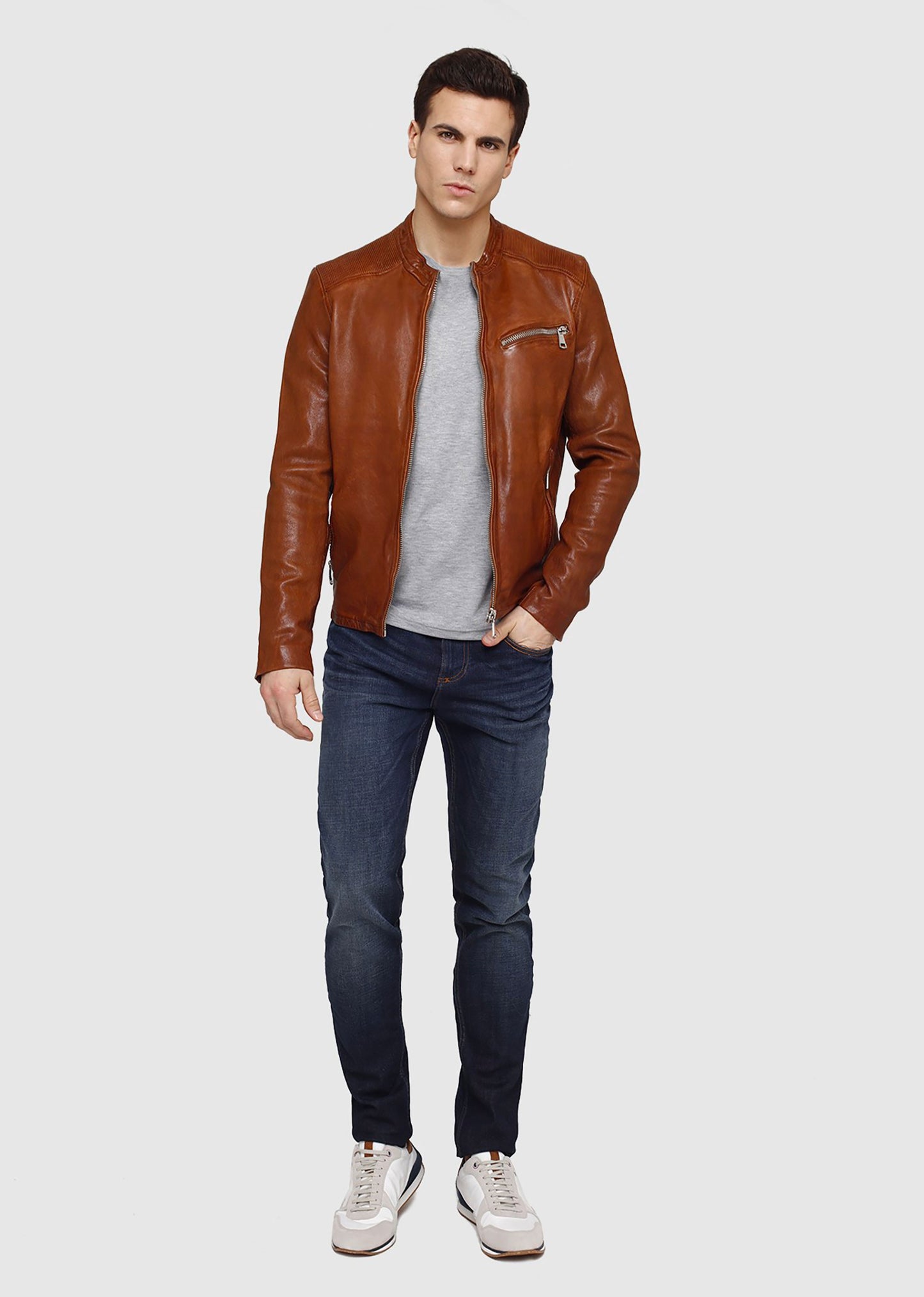 Blouson en cuir CROSS JANEIRO