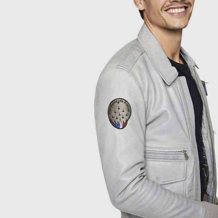 Blouson en cuir ATLANTIS CASTING