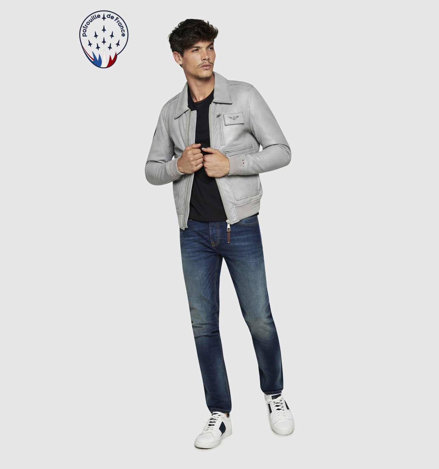 Blouson en cuir ATLANTIS CASTING