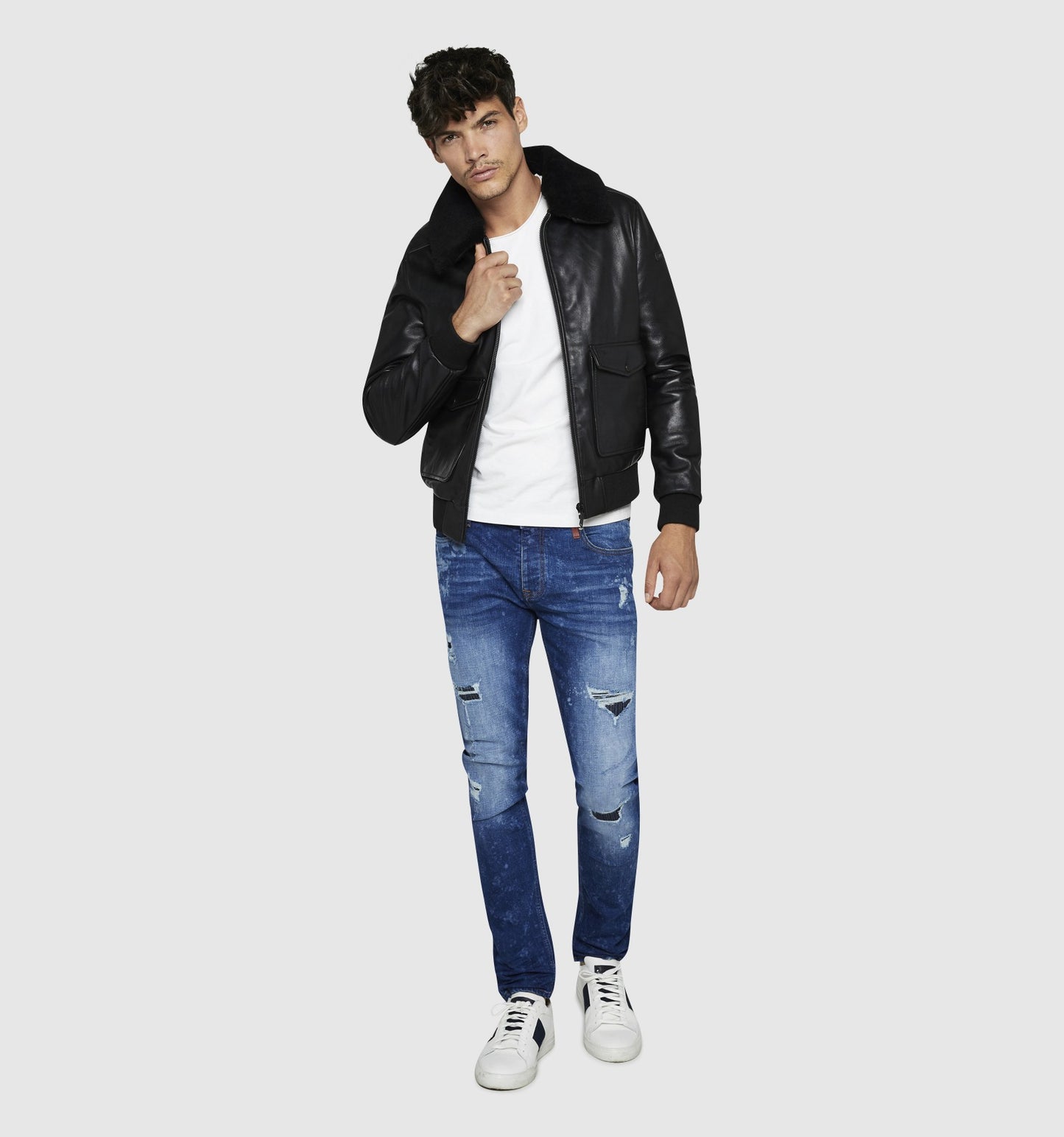 Blouson cuir PILOT STAFFORD