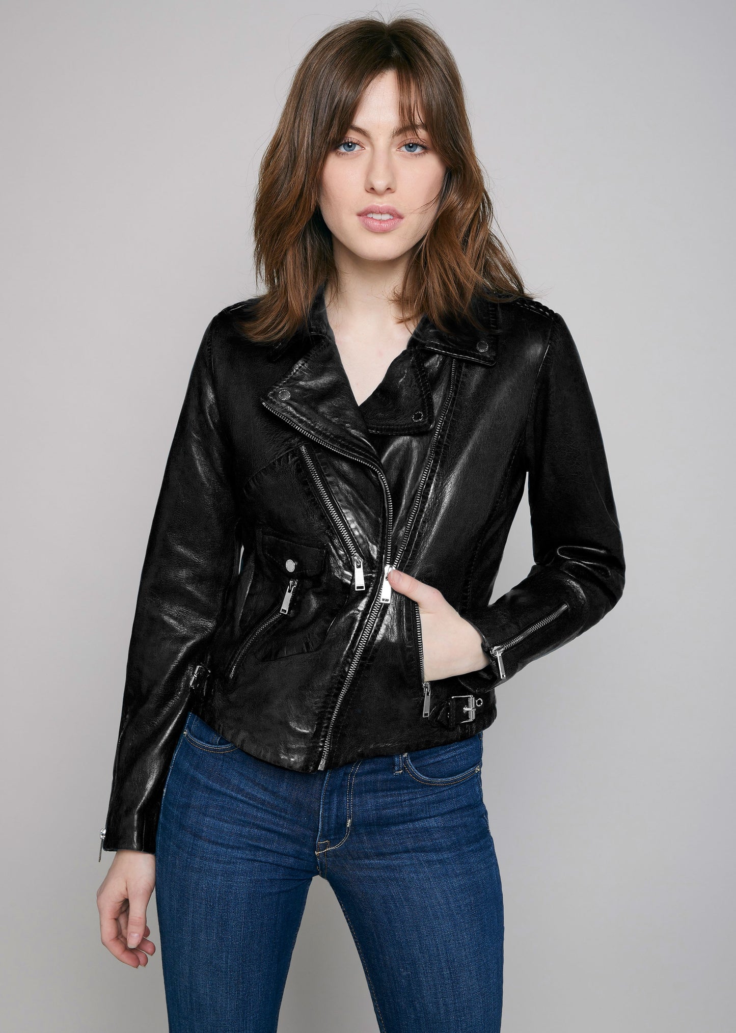 Blouson cuir JAZZ EARLEY