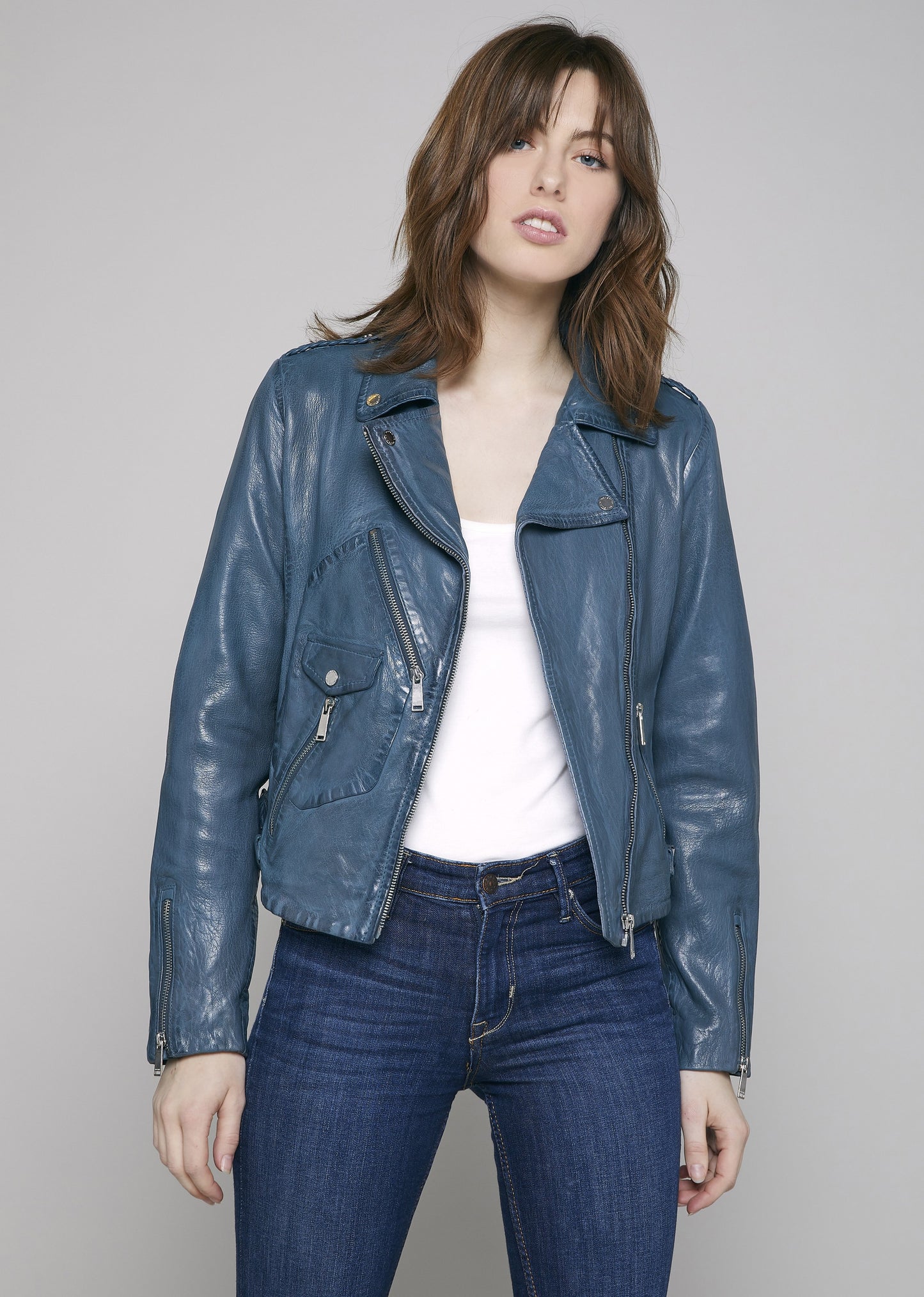 Blouson cuir JAZZ EARLEY