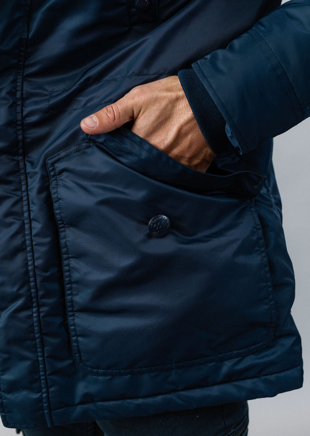 Parka bleue marine AERONEF PHENIX