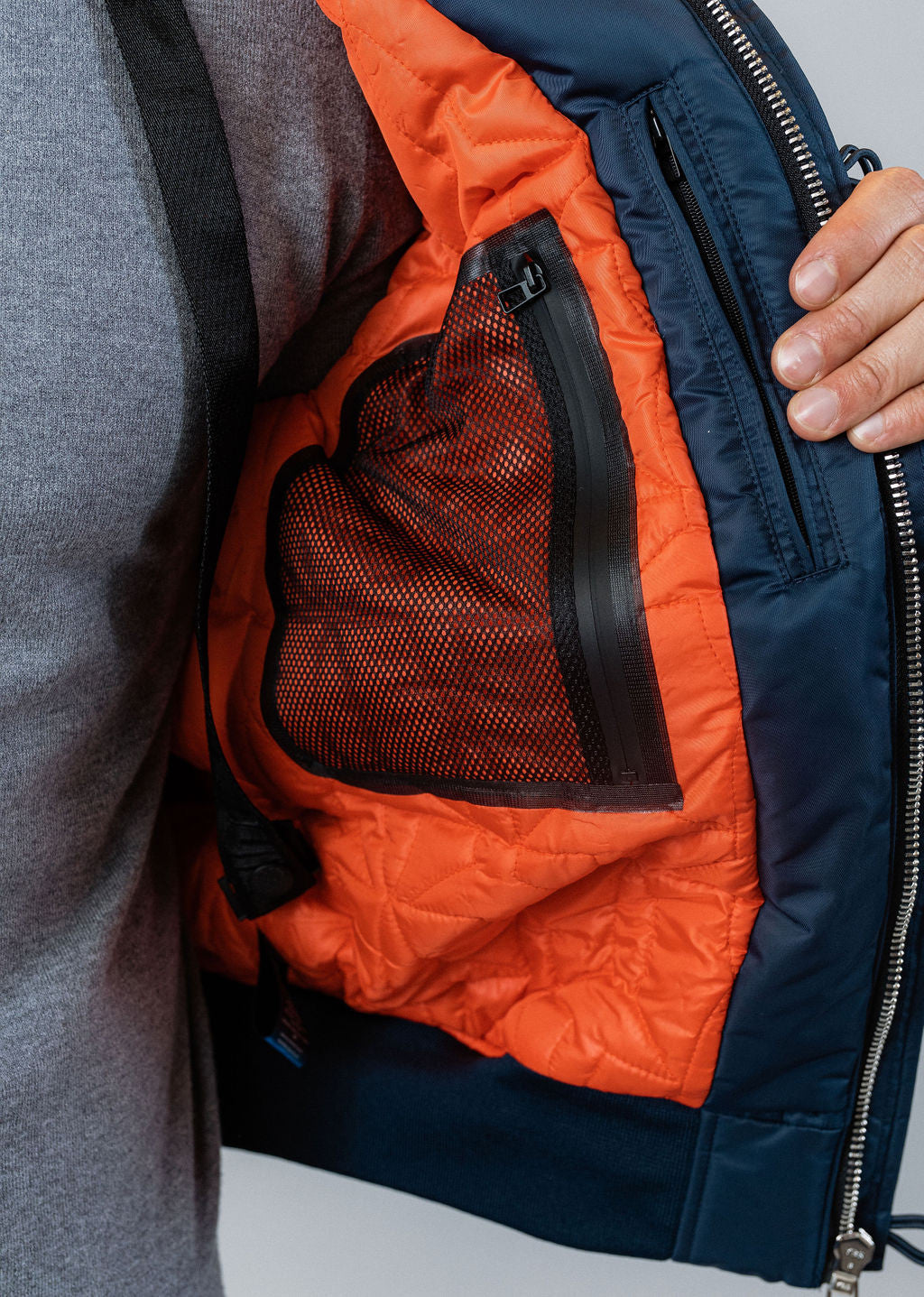 Blouson bleu marine SUPERSONIC PHENIX