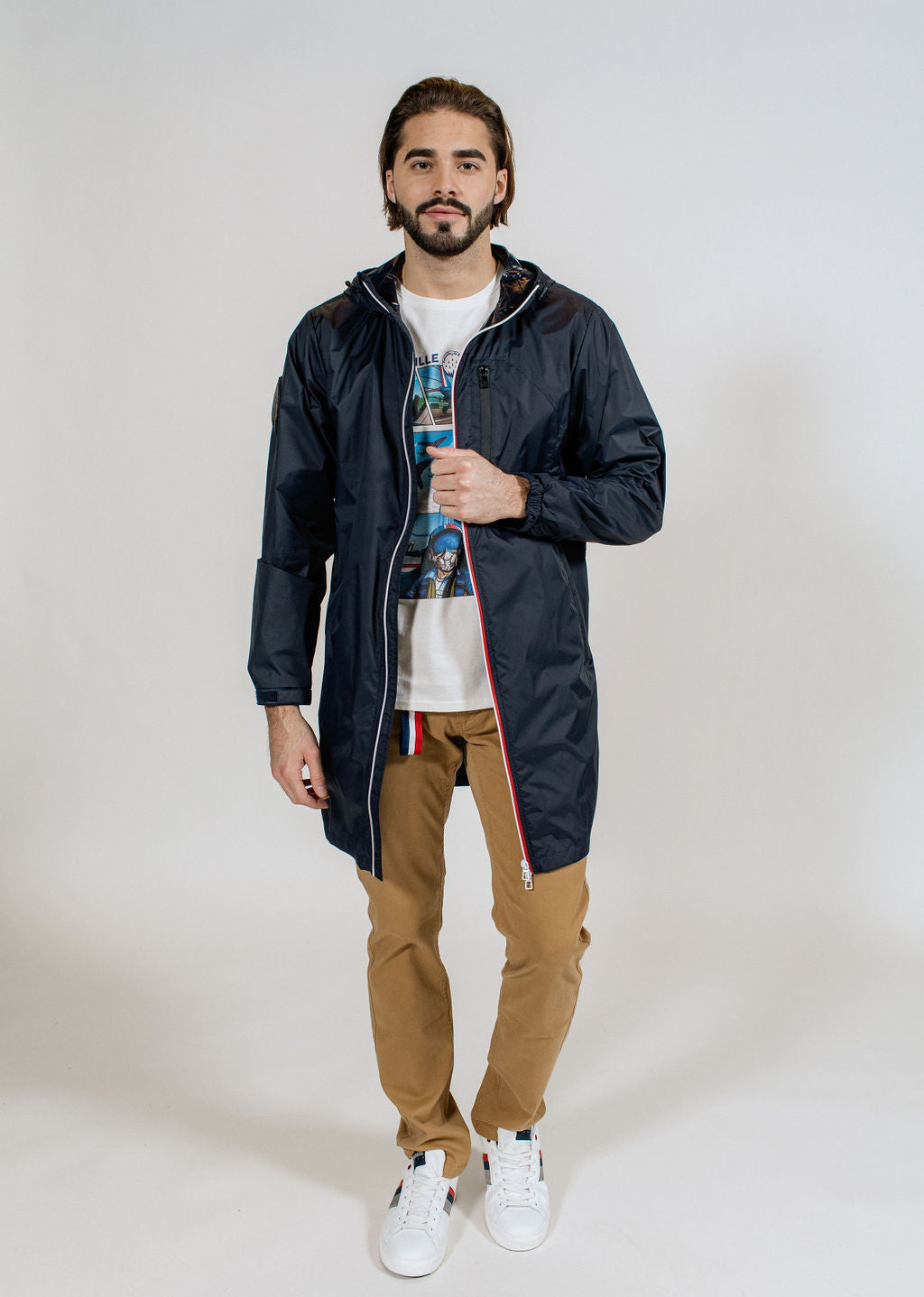 Blouson bleu marine HYDRO MIST