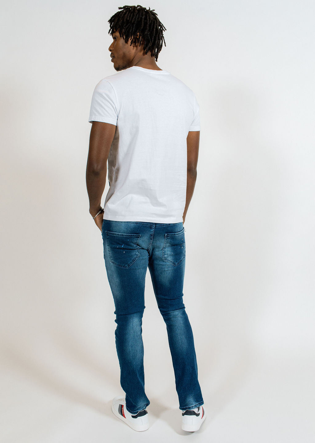 T-shirt blanc JAKE HONDA
