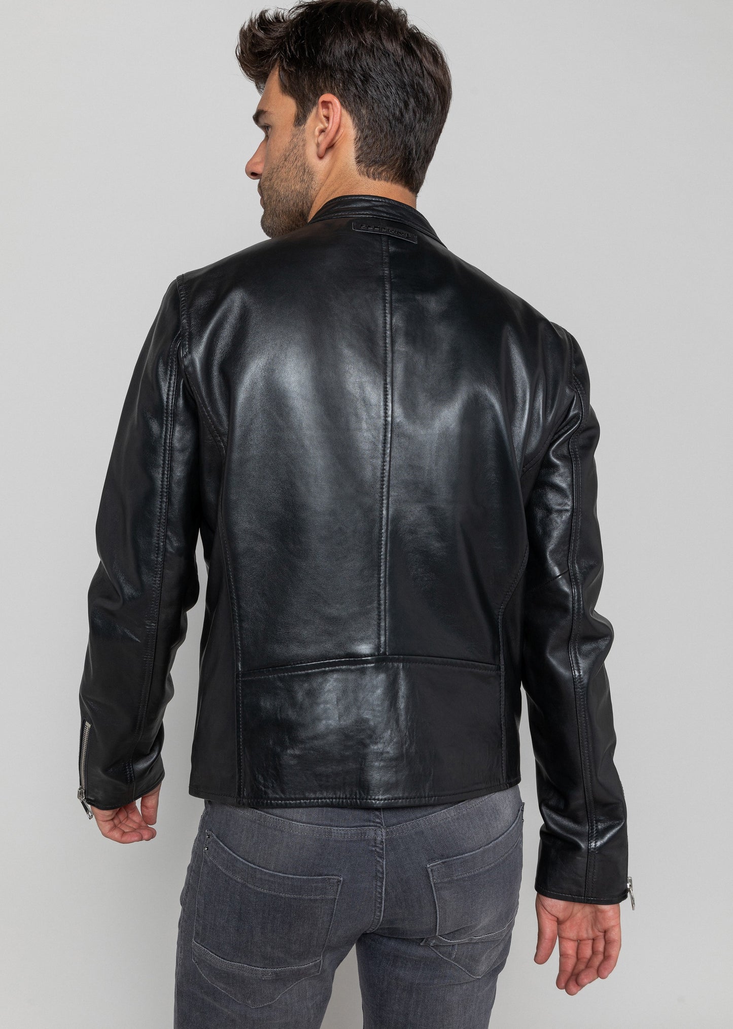 Blouson cuir WAYNE SHYNE