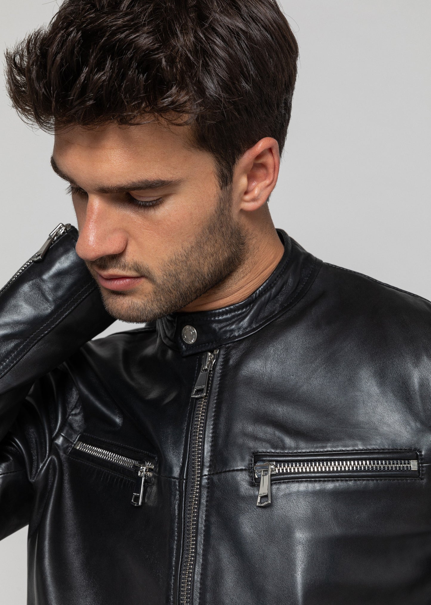 Blouson cuir WAYNE SHYNE