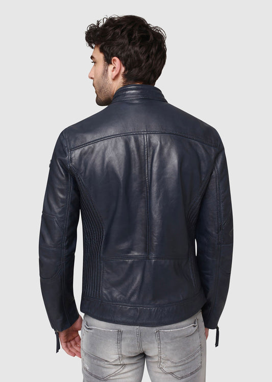 Blouson en cuir LYNCH CASTING