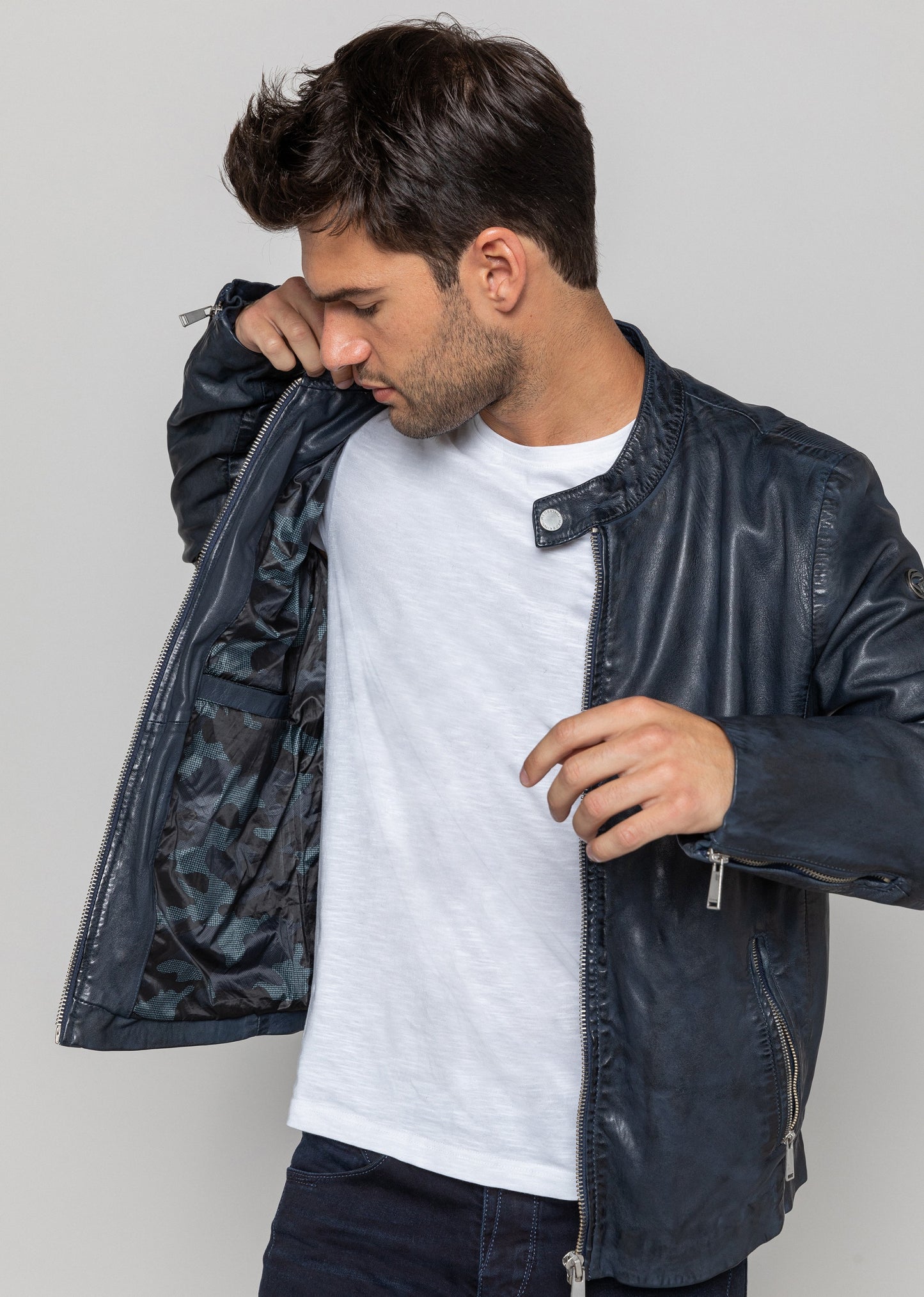 Blouson cuir KARTING CALISTA