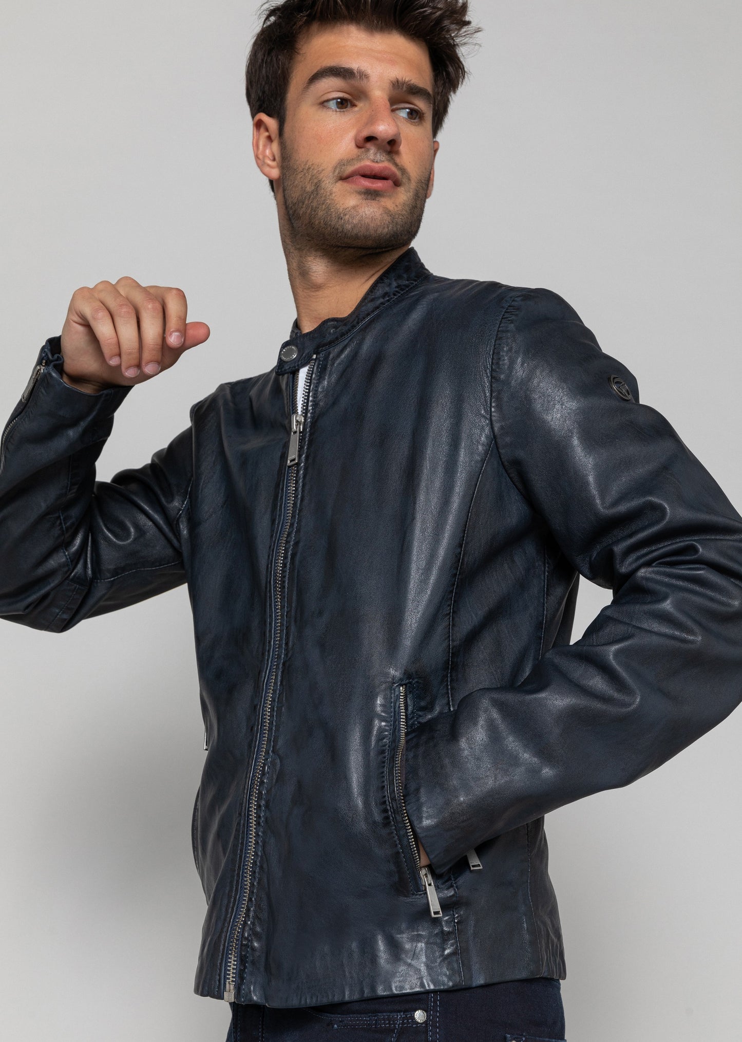 Blouson cuir KARTING CALISTA