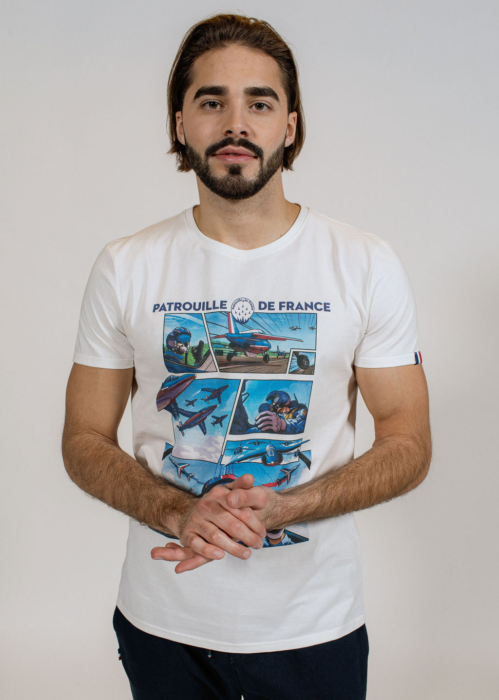 T-shirt blanc SKY TRIM