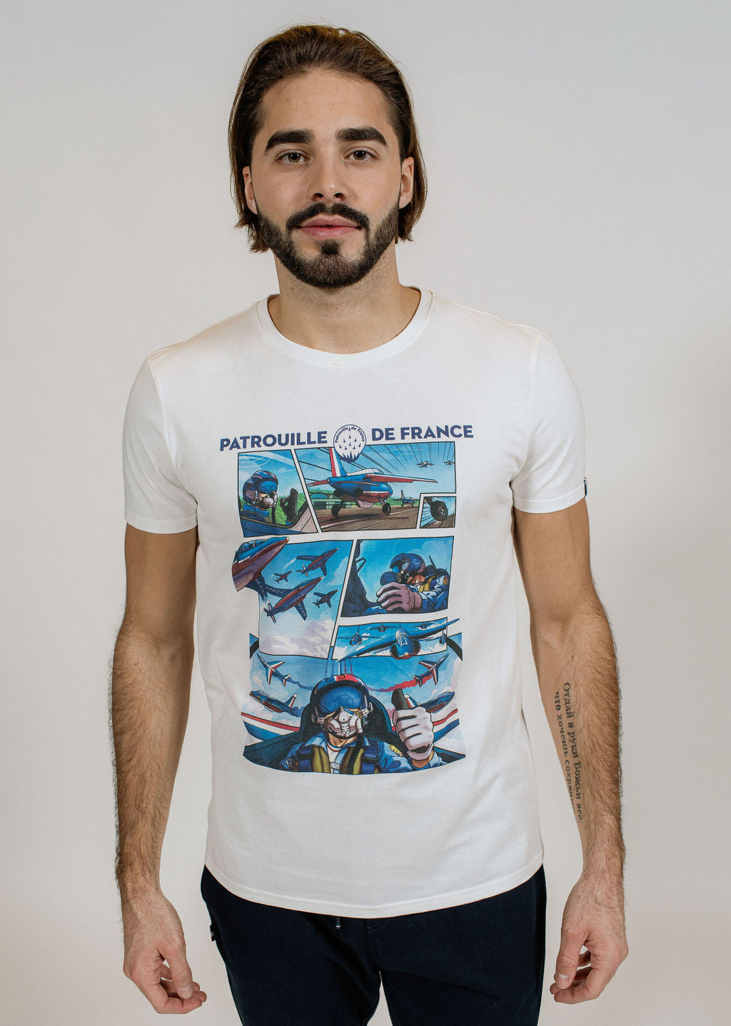T-shirt blanc SKY TRIM