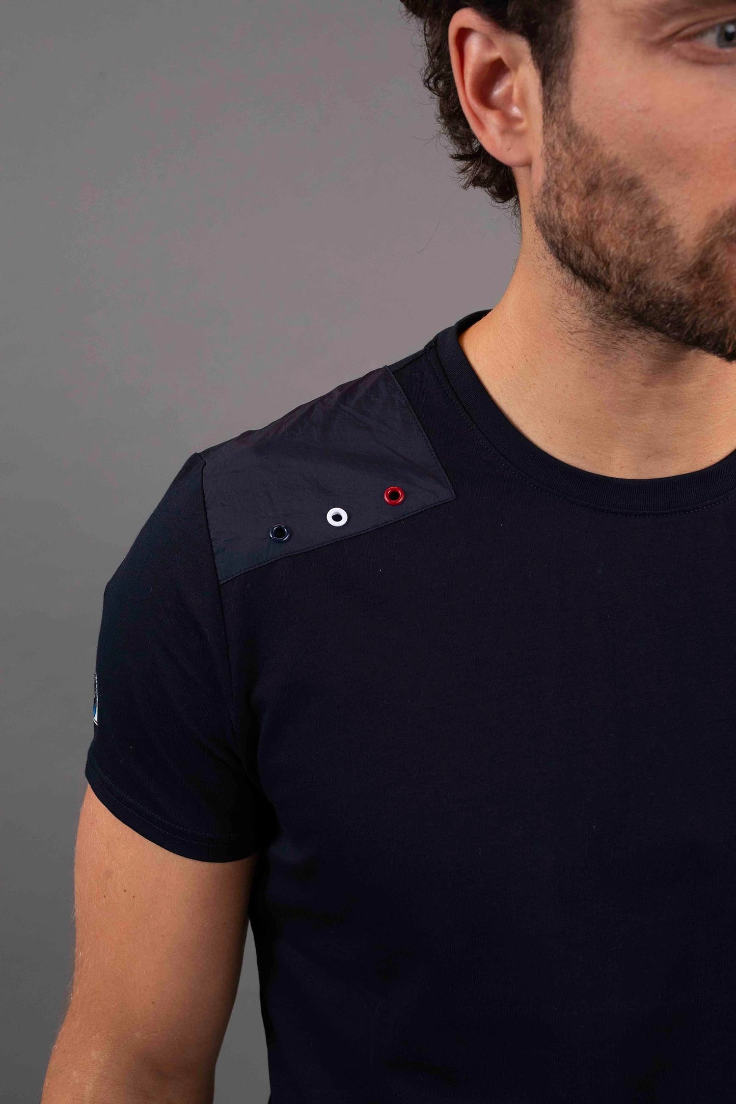 T-shirt bleu marine SMITH TRIM
