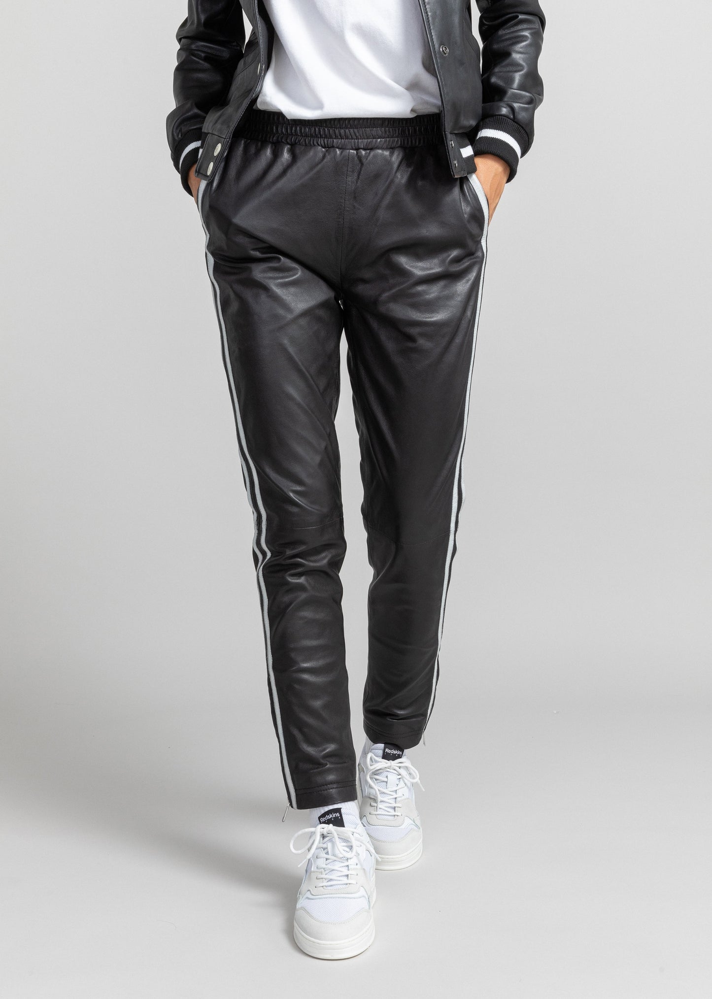 Pantalon en cuir YURI SISLEY