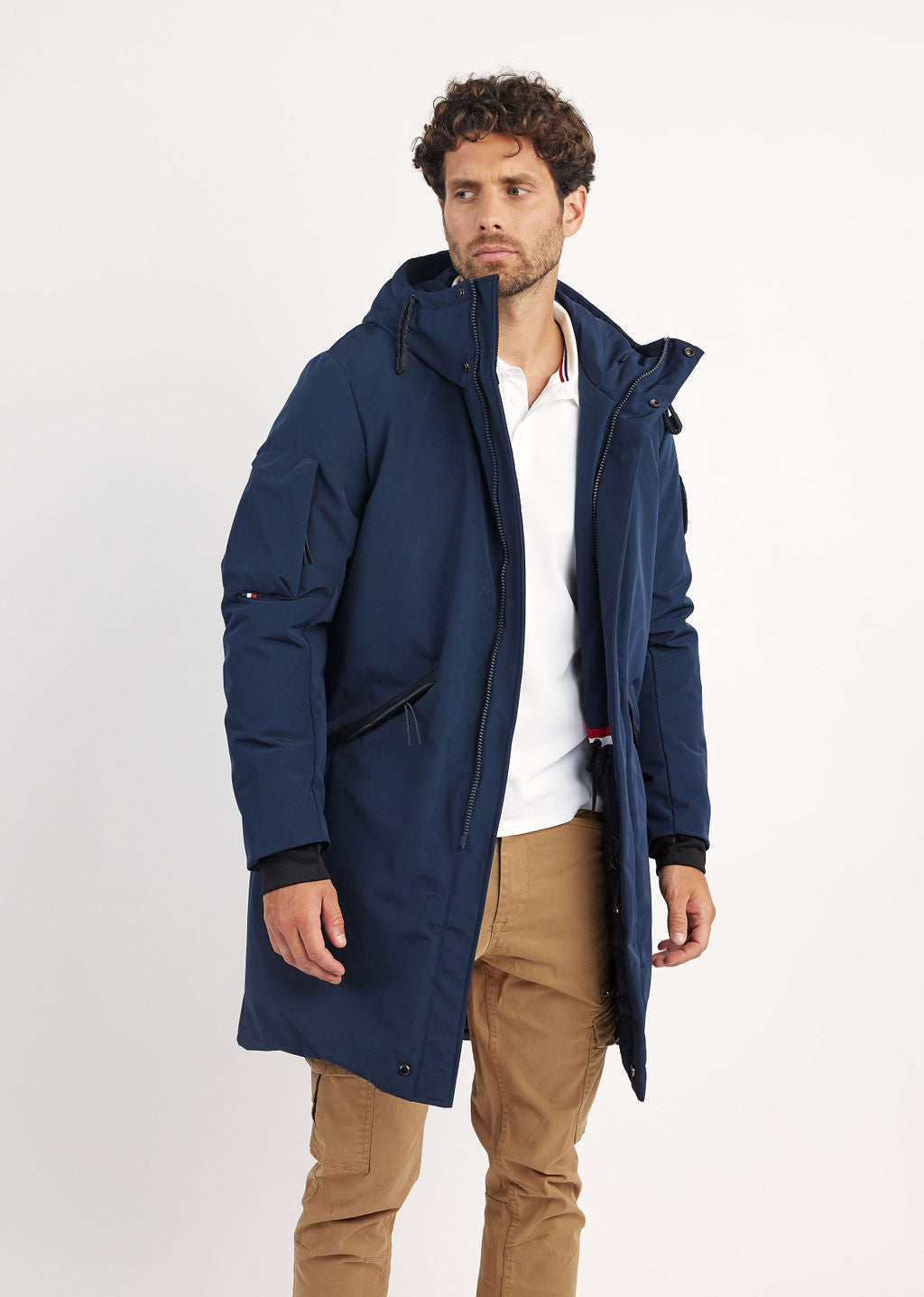Parka bleue marine DOUGLAS TROPHY