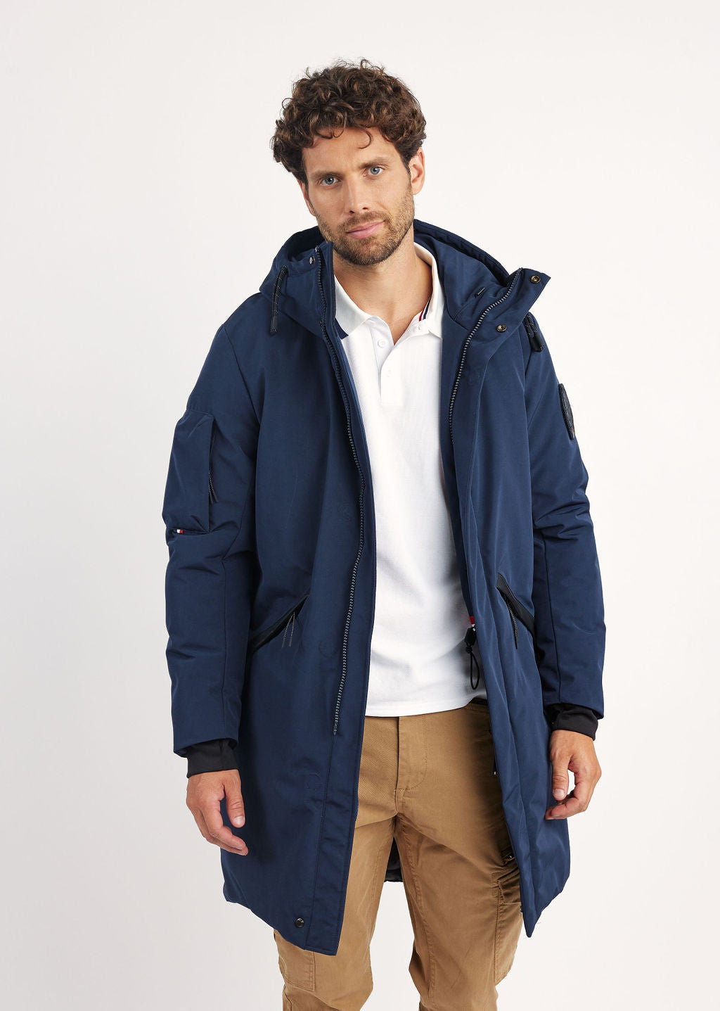 Parka bleue marine DOUGLAS TROPHY