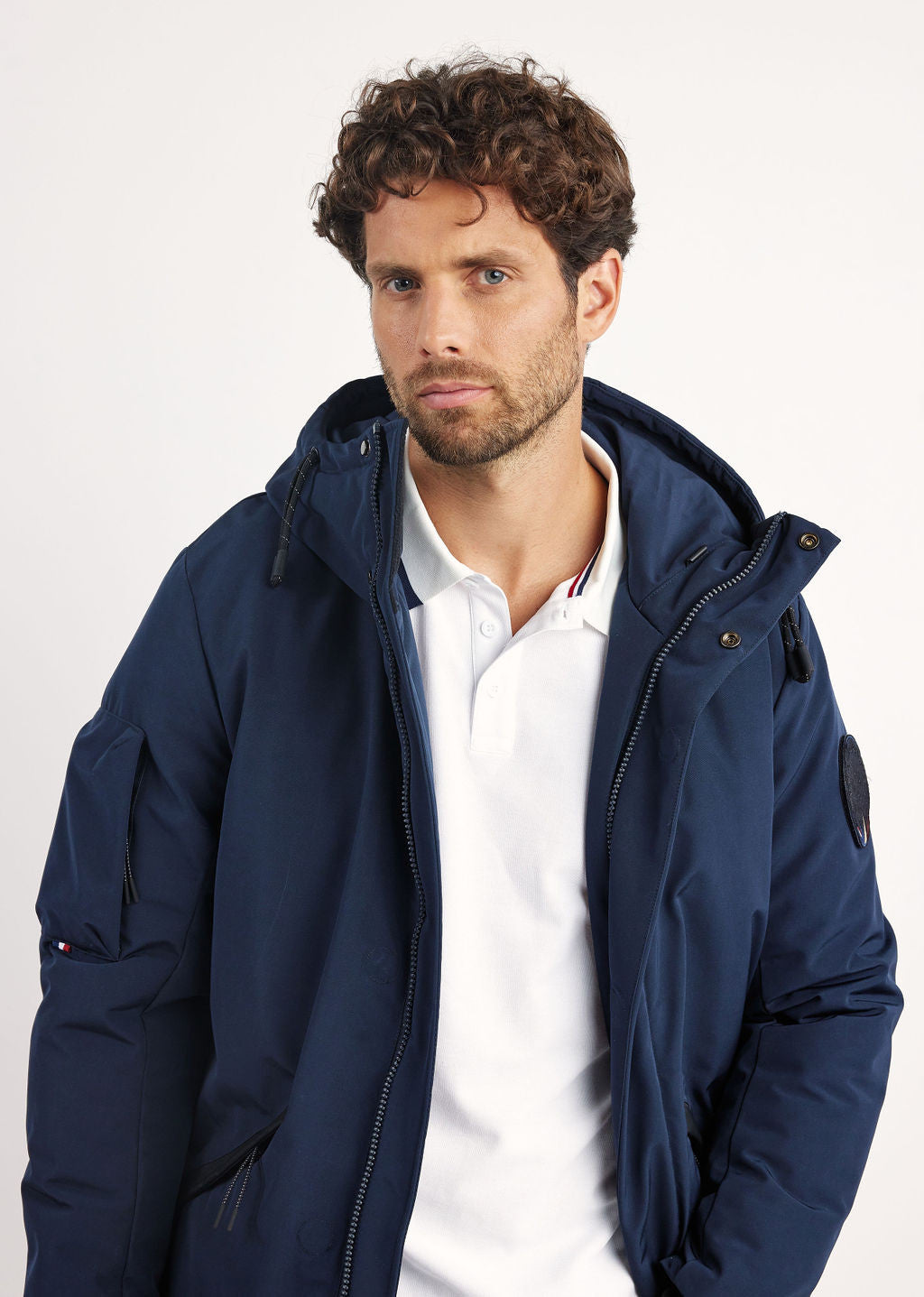 Parka bleue marine DOUGLAS TROPHY