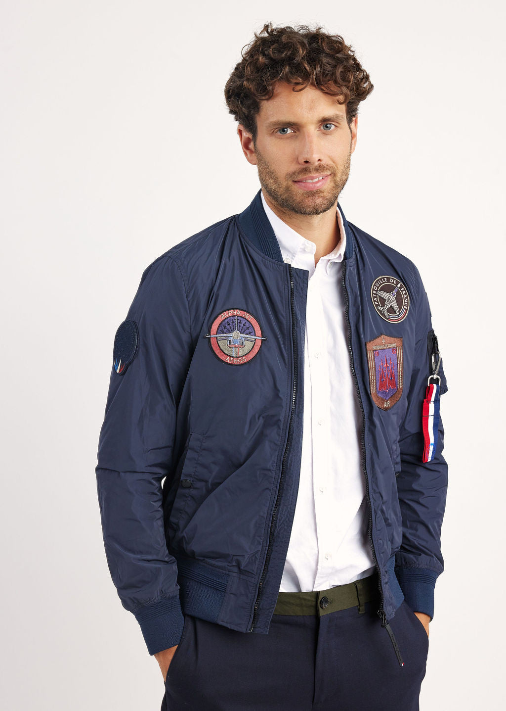 Blouson bleu marine RAPTOR MEMORY