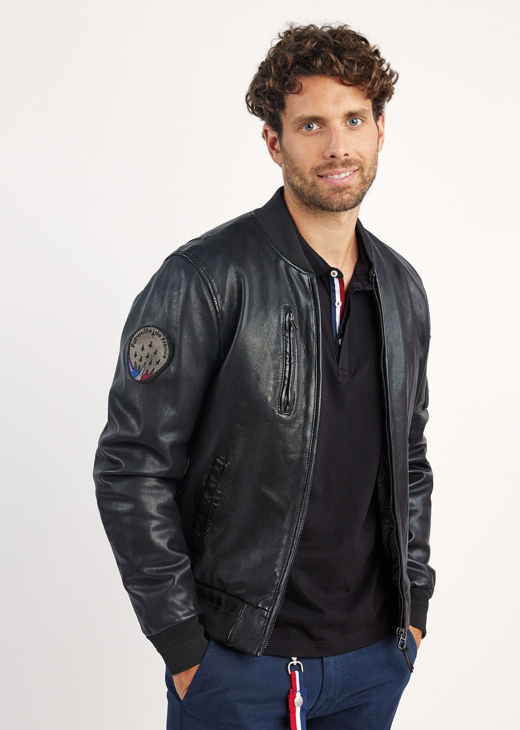 Blouson noir RICK ALPHA