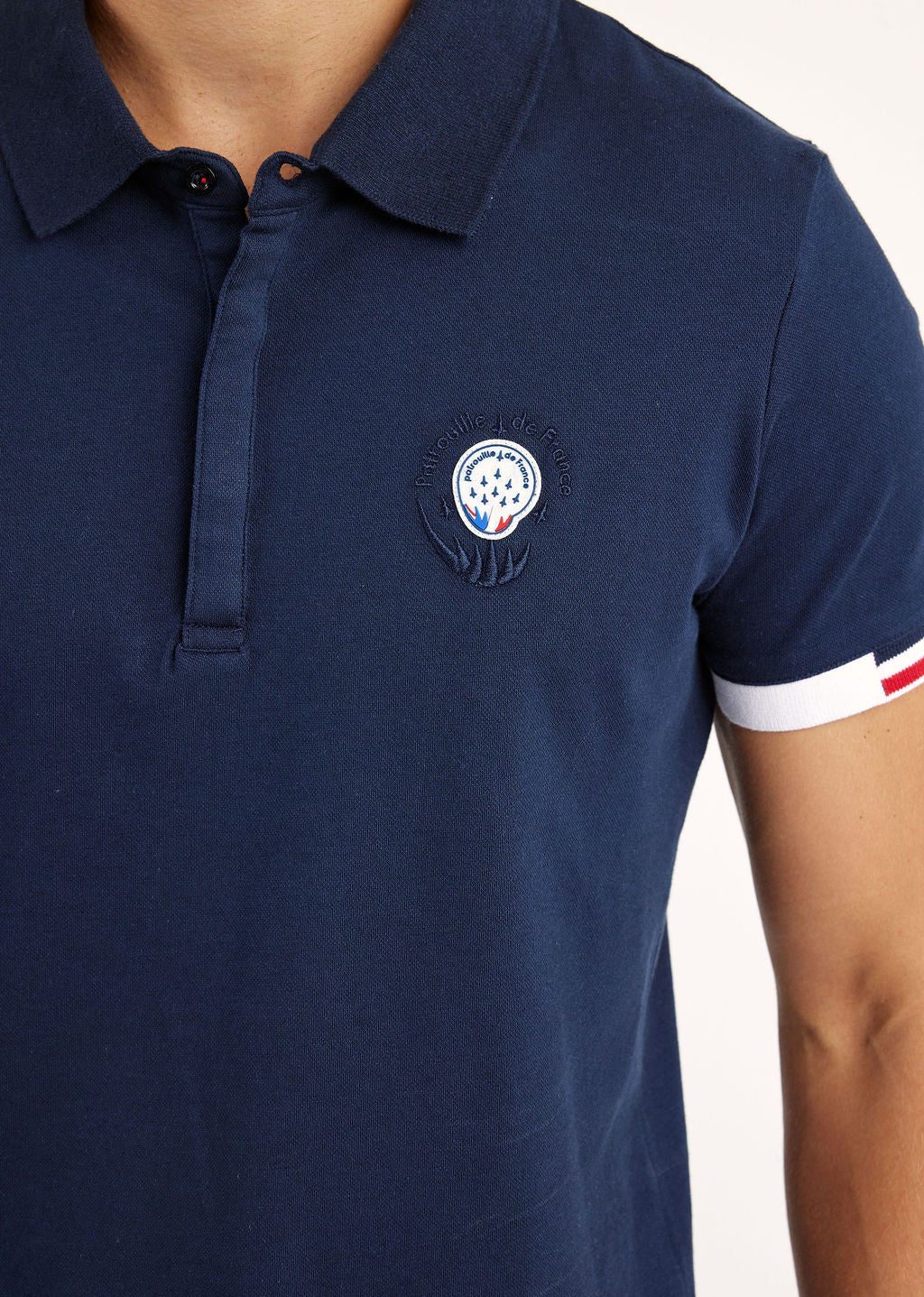 Polo bleu marine AIGLE GARROS