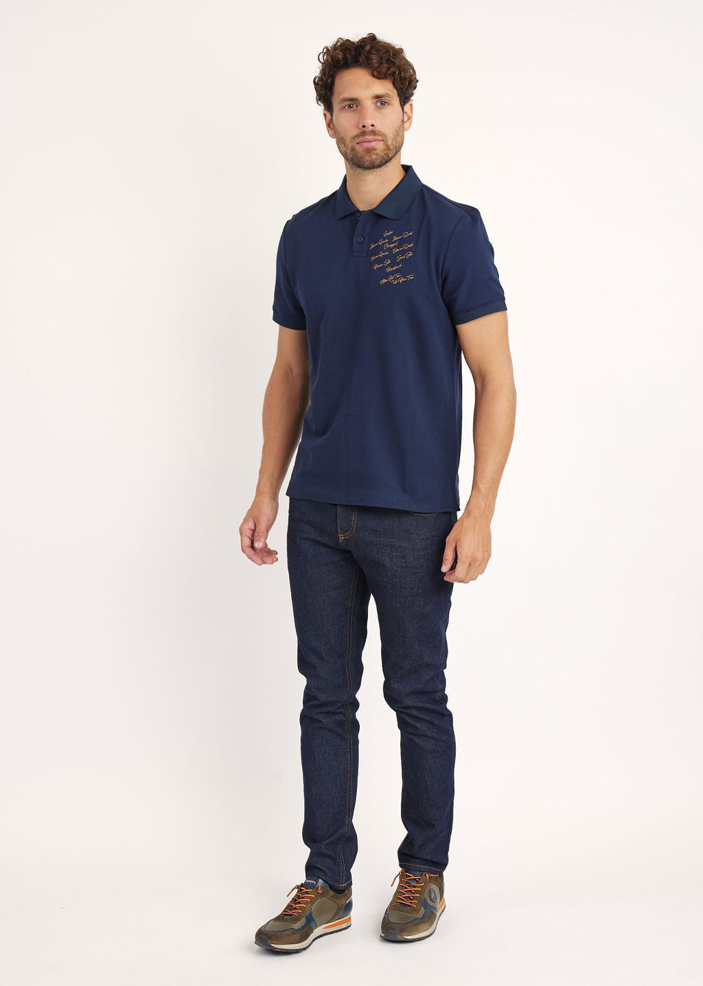 Polo bleu marine STORY HIGH