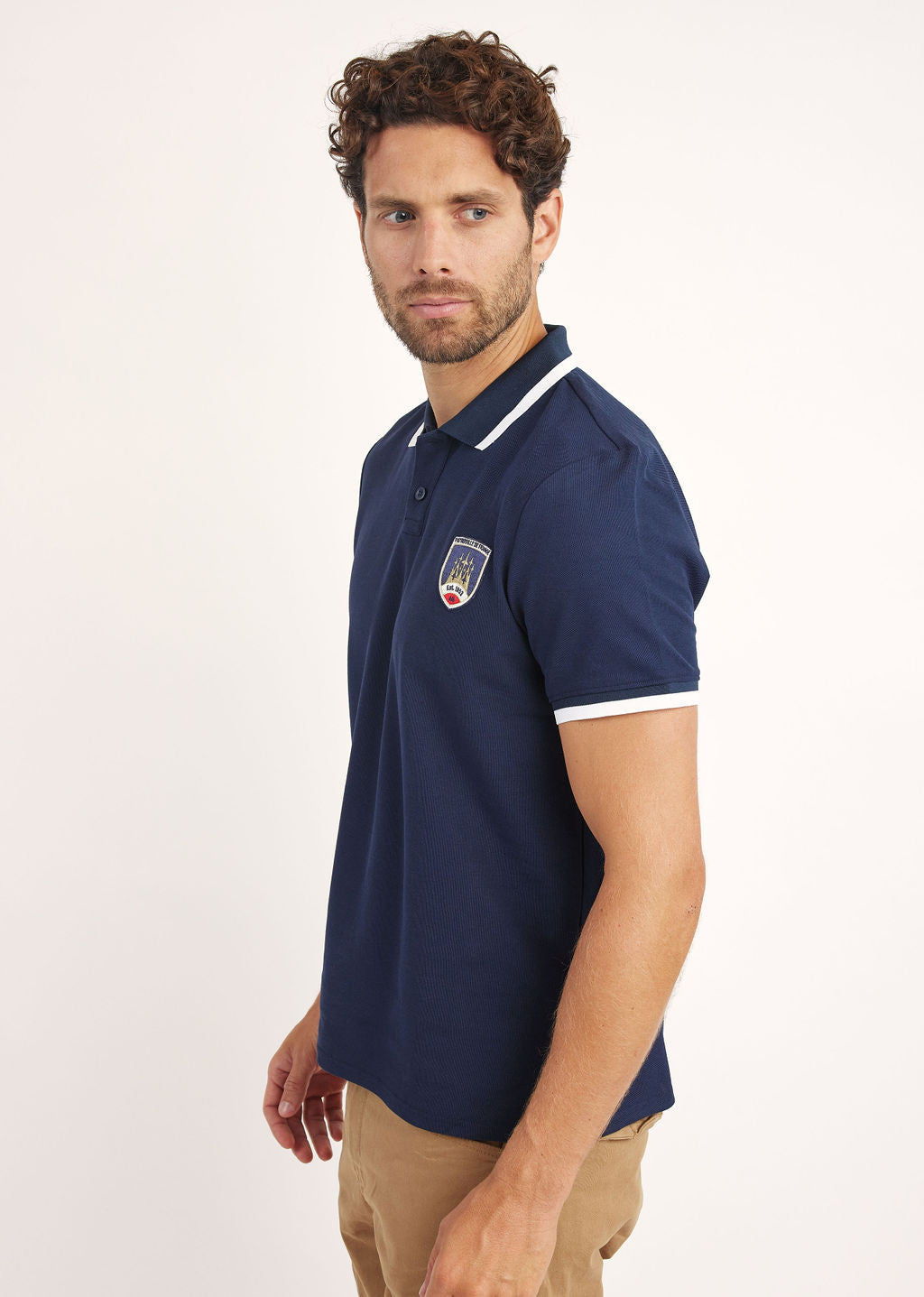 Polo bleu marine BANDY HIGH