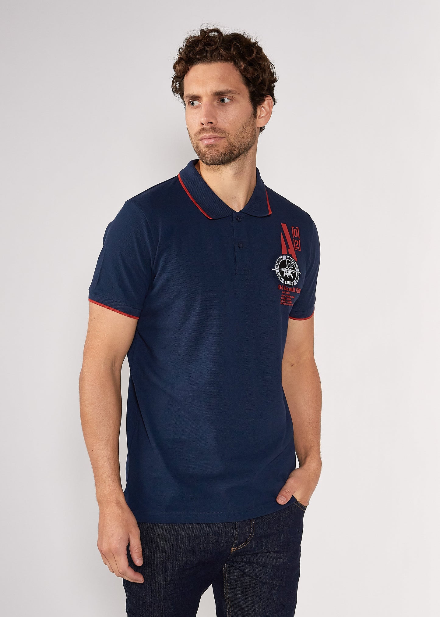 Polo bleu marine foncé PANTHER KENYA