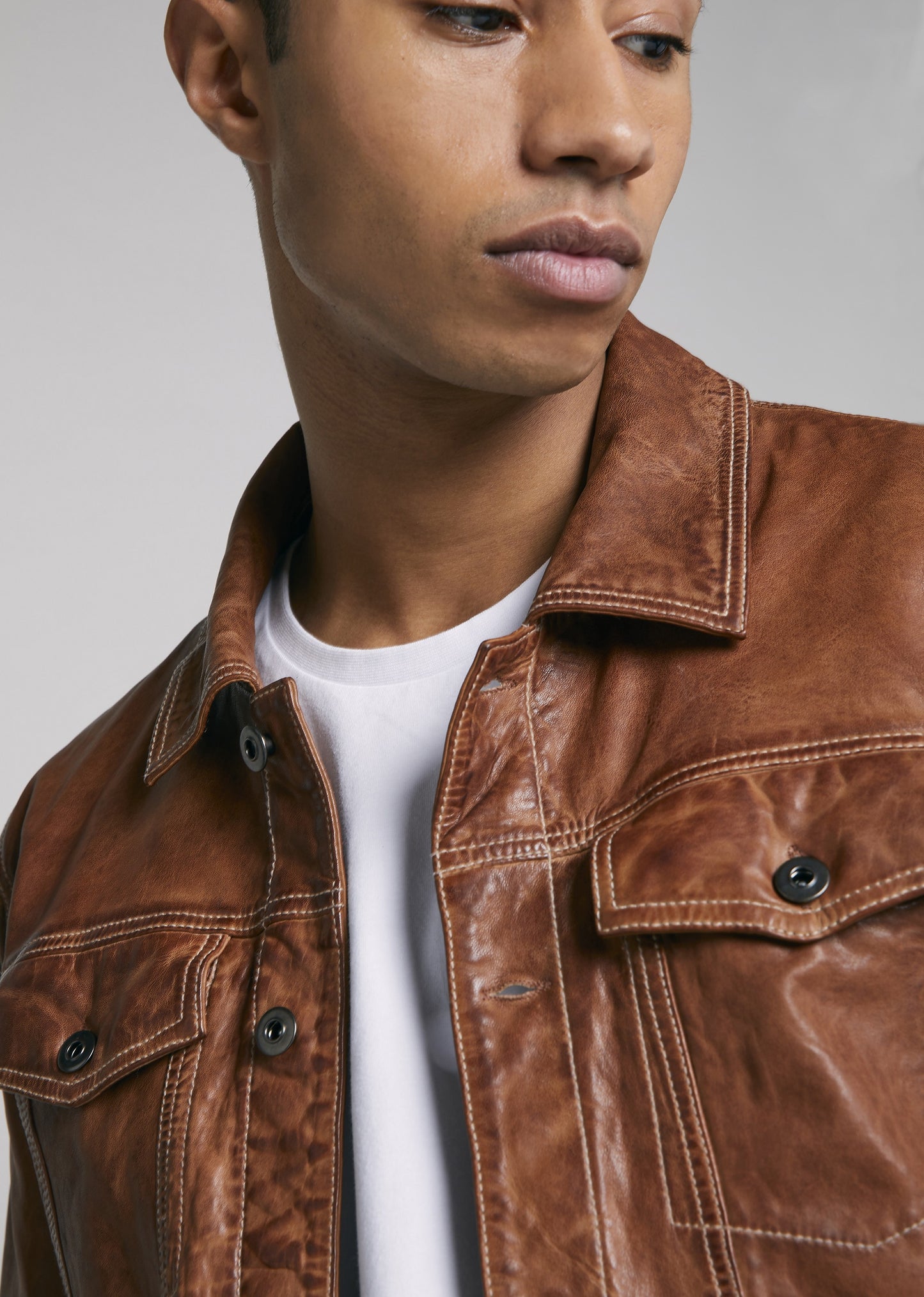 Blouson cuir DIESEL RETRO