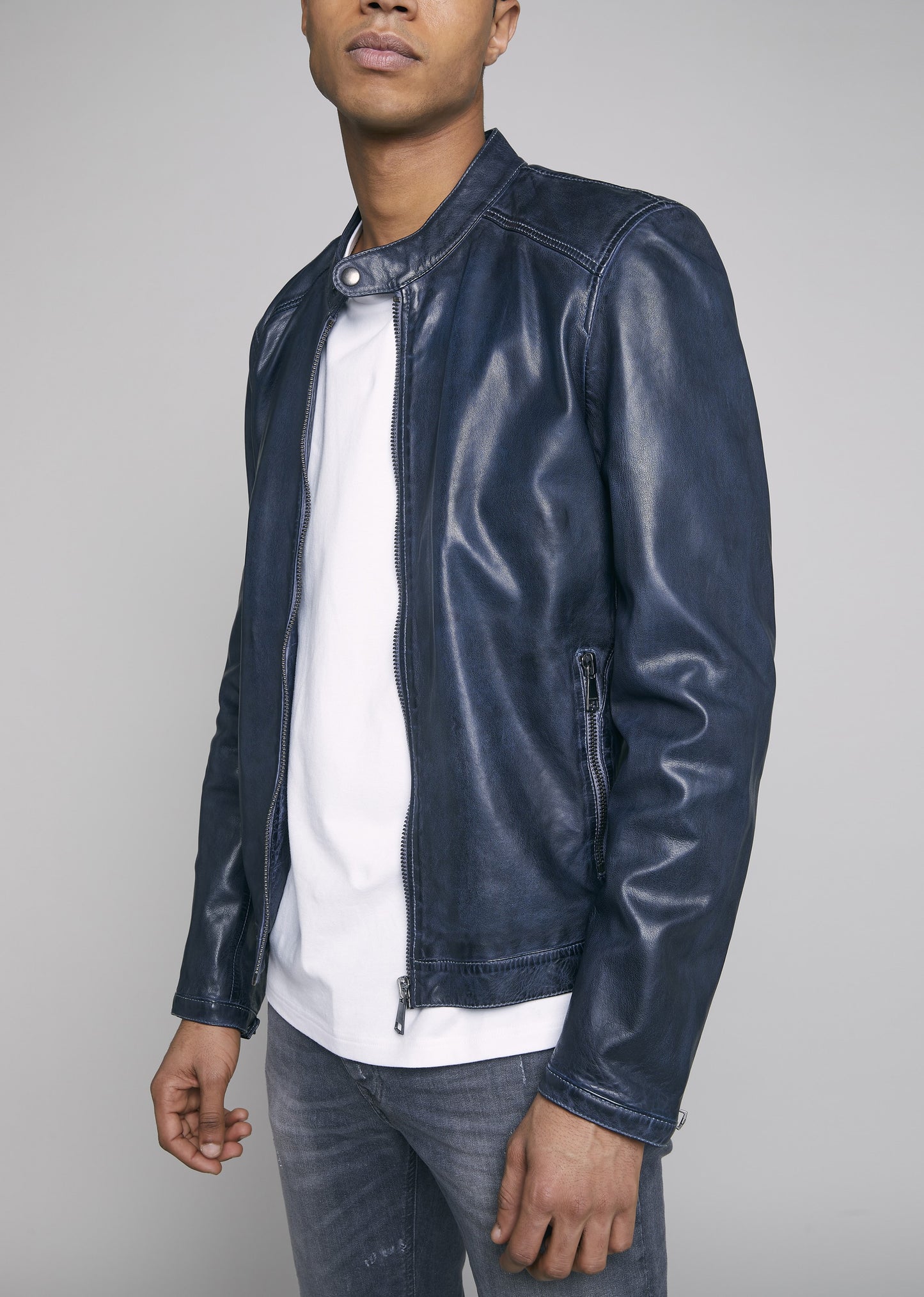 Blouson cuir MCQUEEN RETRO