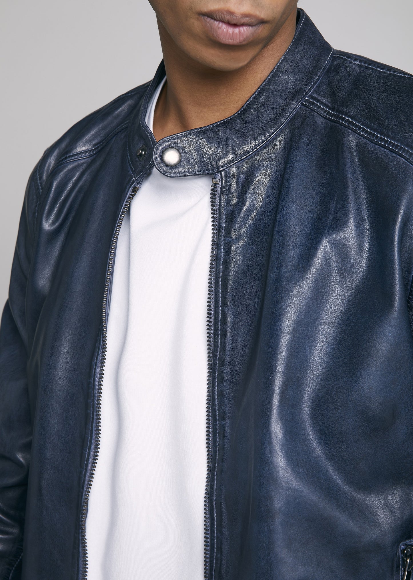 Blouson cuir MCQUEEN RETRO