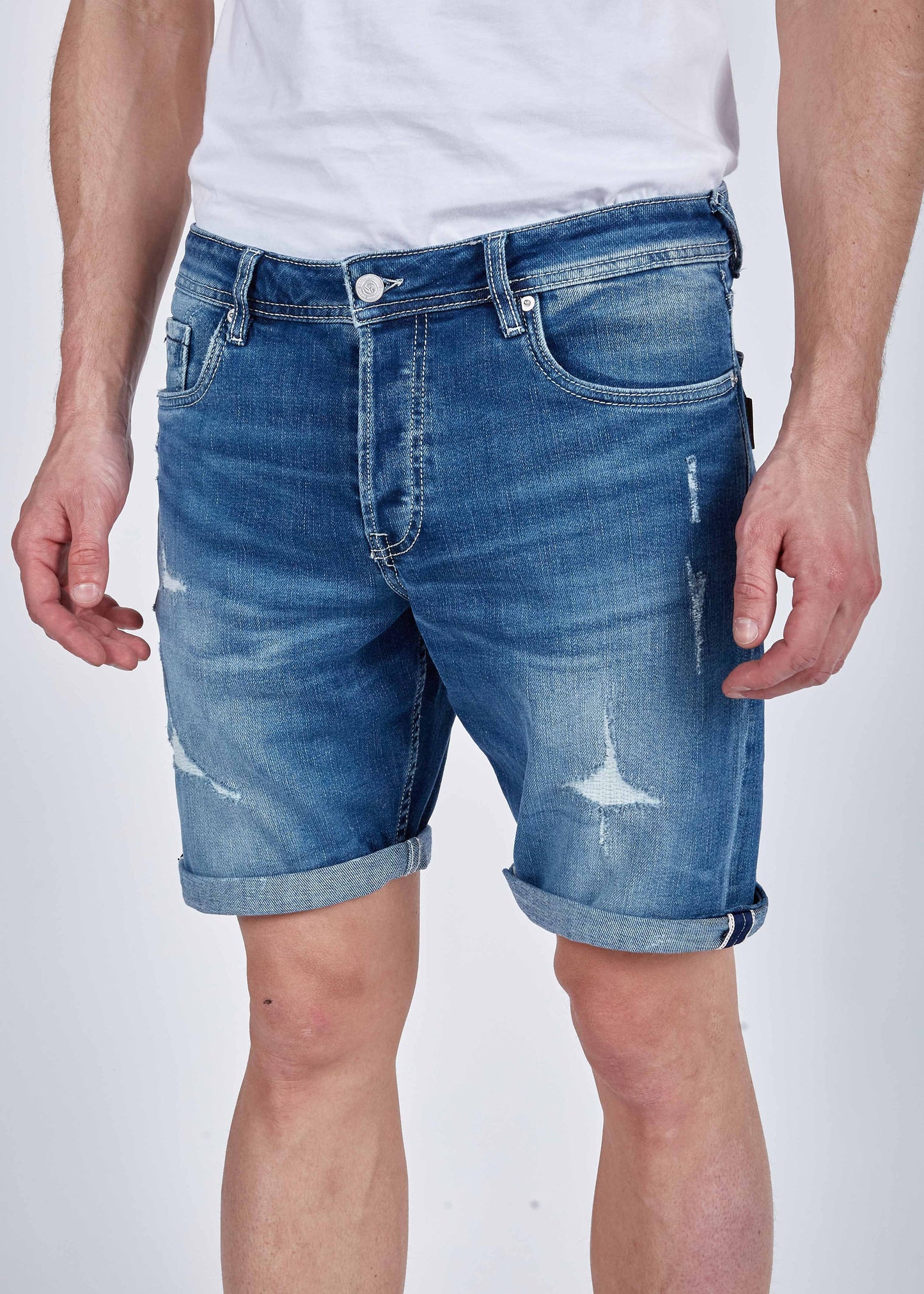 Short bleu royal LUCIANCO FRIPE