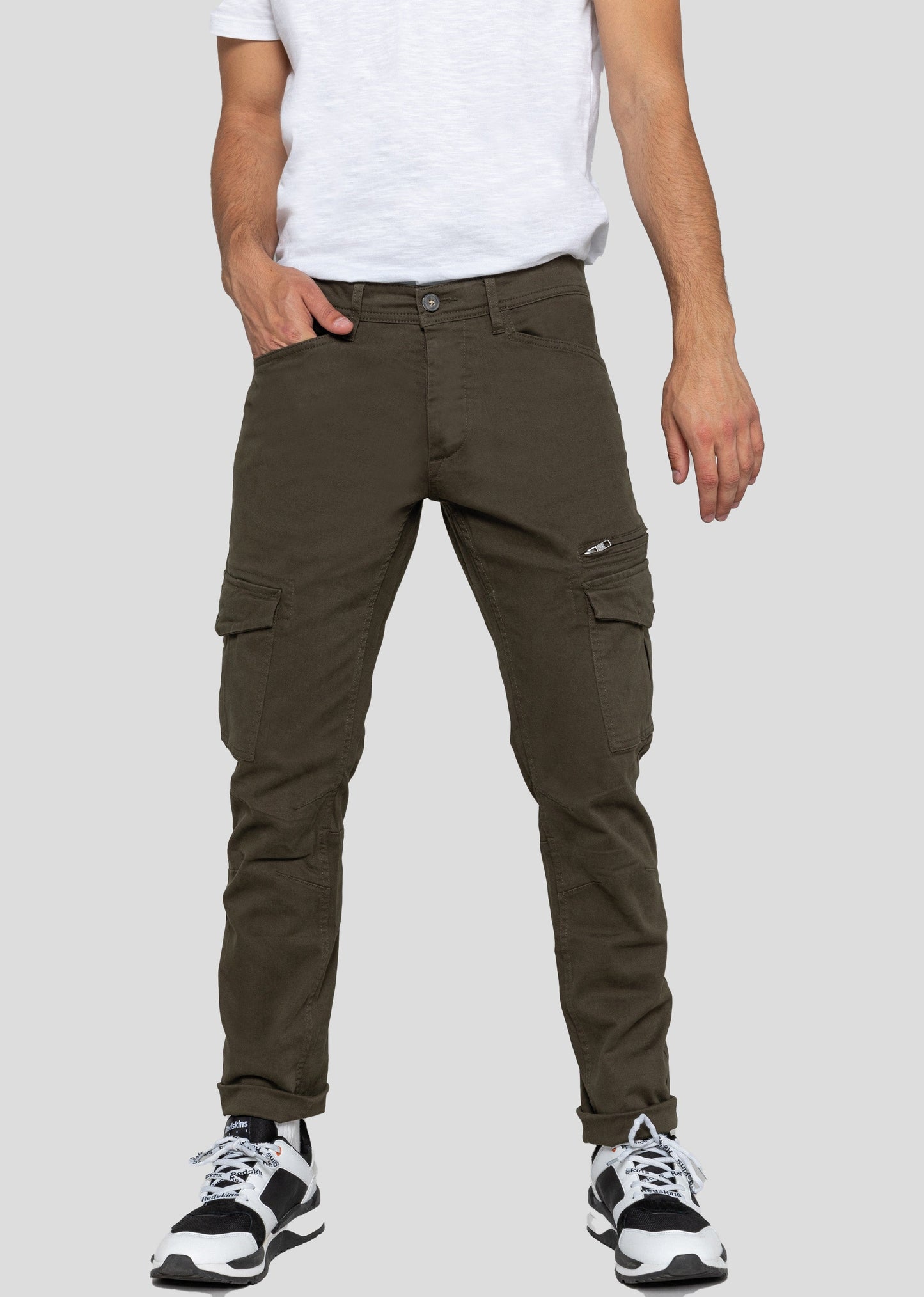 Pantalon kaki TONVUI MAHEVAN