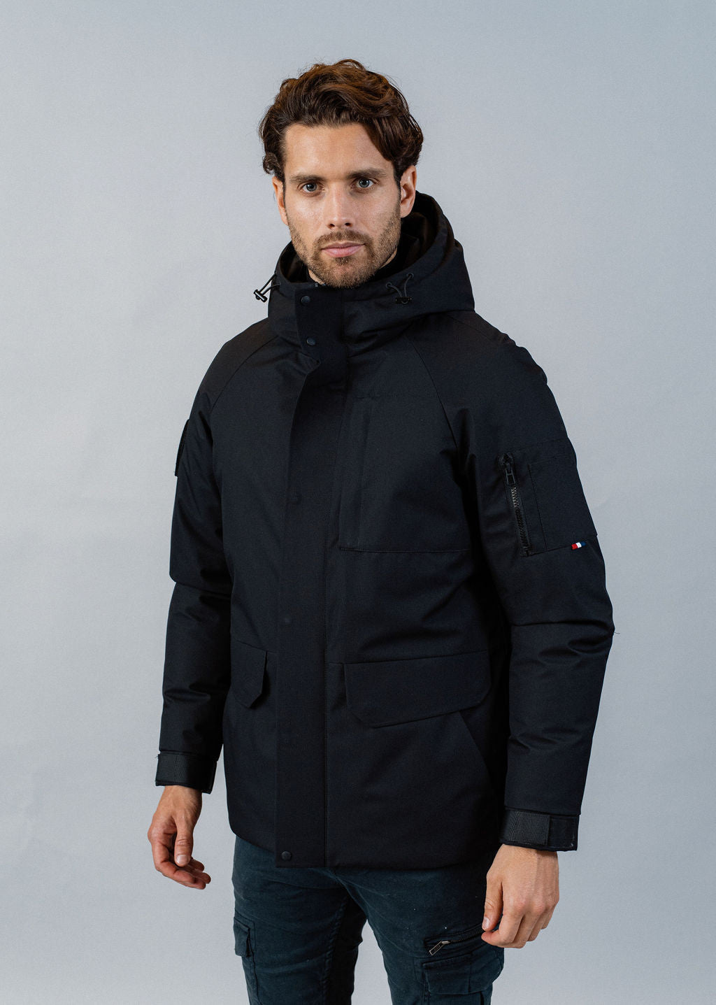 Parka noire TARMAC CREW