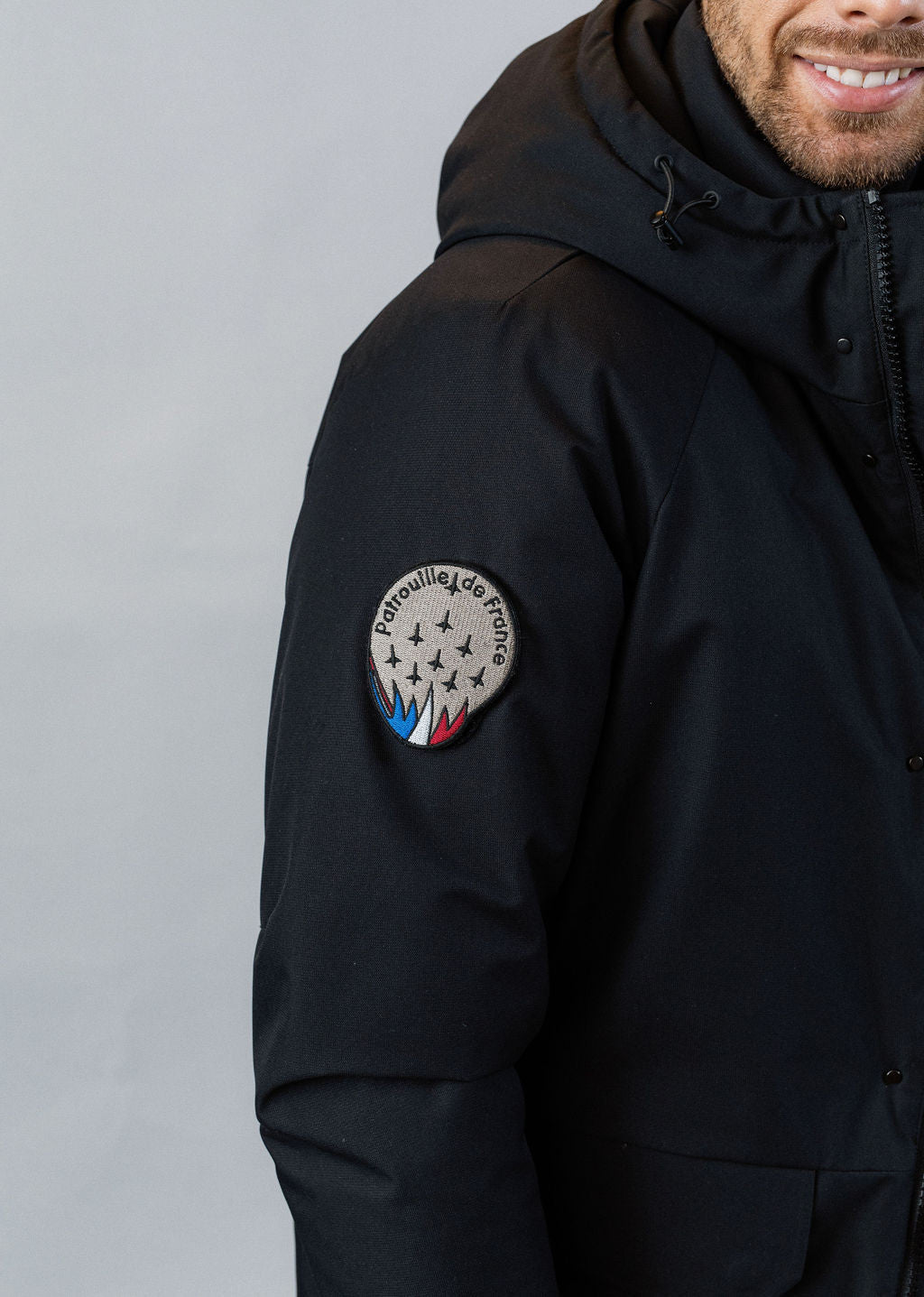 Parka noire TARMAC CREW
