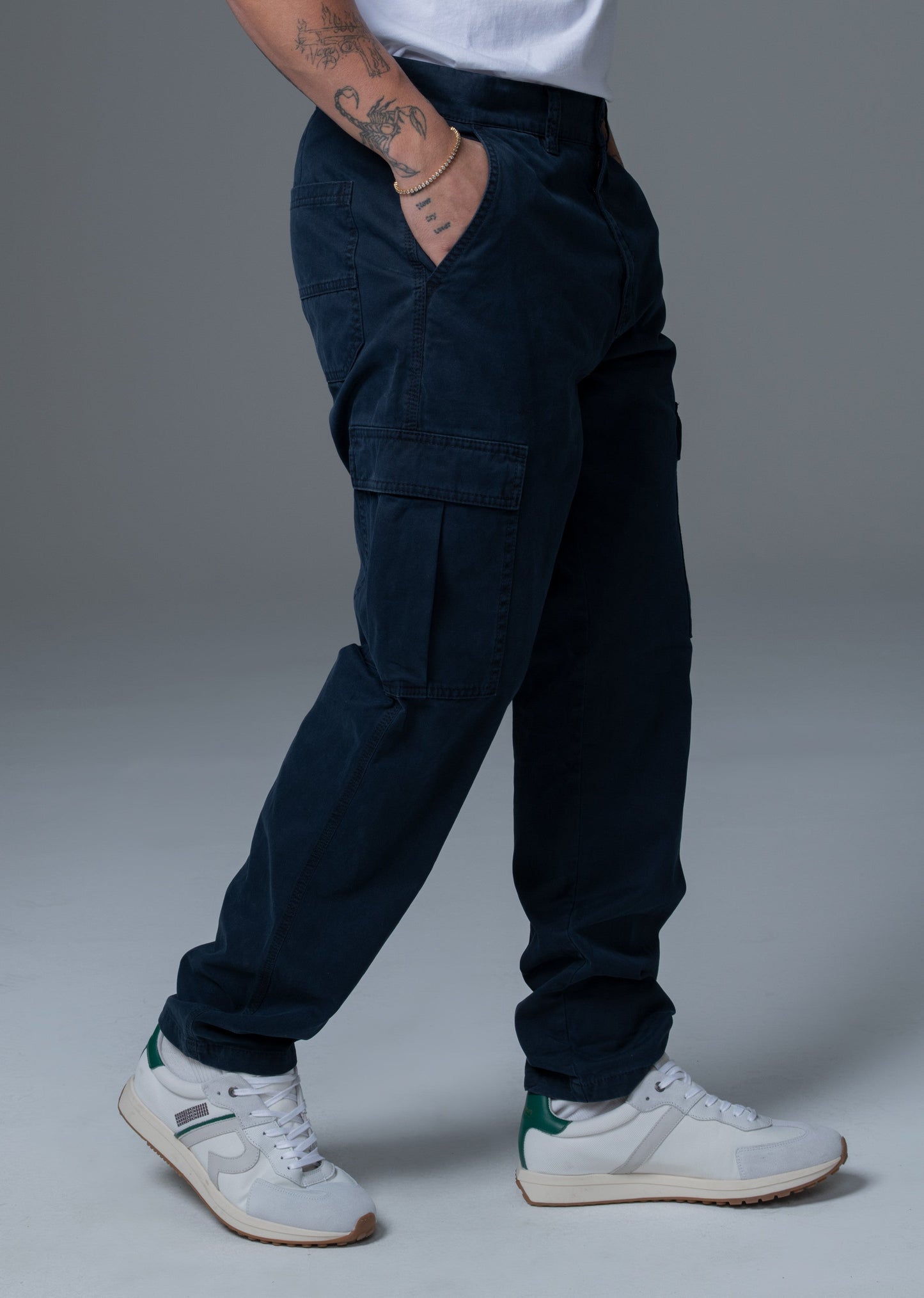 Pantalon bleu marine BRIDGER JAGUARD