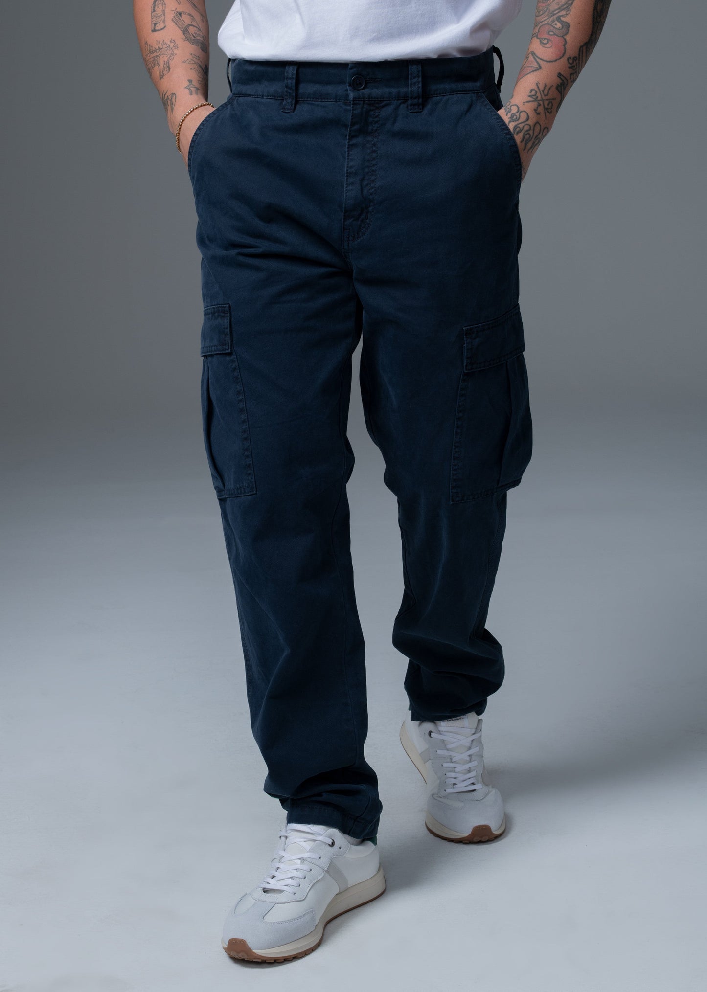 Pantalon bleu marine BRIDGER JAGUARD
